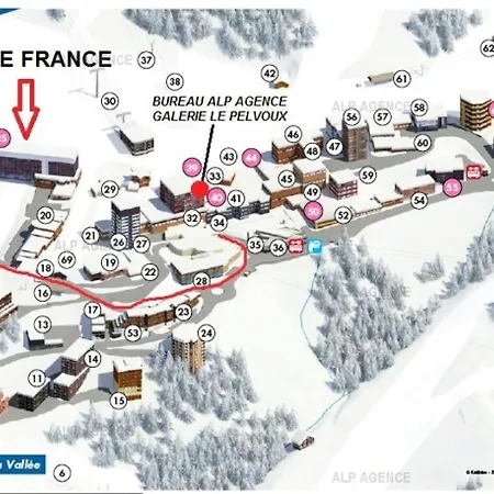 Résidence Le France - 2 Pièces Divisible 6 Pers - Le France - Plagne Centre Mae-1514 Apartamento *
